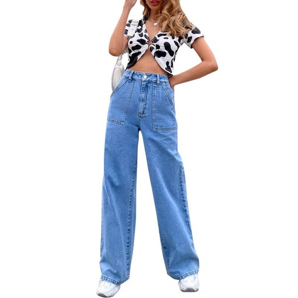 women's pants & capris arrival stylish female jeans,girls solid color high waist trousers straight-leg with pockets for spring fall,xs/, Black;white
women's pants & capris arrival stylish female jeans,girls solid color high waist trousers straight-leg with pockets for spring fall,xs/, Black;white