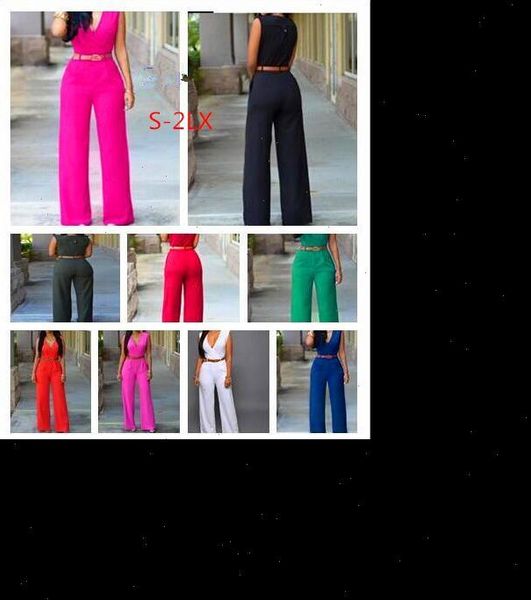 13 colors s xxl women jumpsuit summer sleeveless v neck long overalls elegant rompers bow playsuit with pu waist belt, Black;white
13 colors s xxl women jumpsuit summer sleeveless v neck long overalls elegant rompers bow playsuit with pu waist belt, Black;white