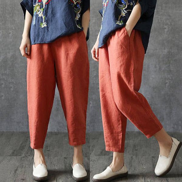 spring summer womens pants trousers candy color cotton linen harem trousers women elastic waist harem pants femme pantalon -4xl, Gray
spring summer womens pants trousers candy color cotton linen harem trousers women elastic waist harem pants femme pantalon -4xl, Gray