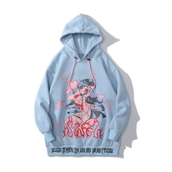 men's hoodies & sweatshirts 2021 winter anime manga girl print punk blue hoodie men harajuku sweatshirt japan style women hooded pullov, Black
men's hoodies & sweatshirts 2021 winter anime manga girl print punk blue hoodie men harajuku sweatshirt japan style women hooded pullov, Black