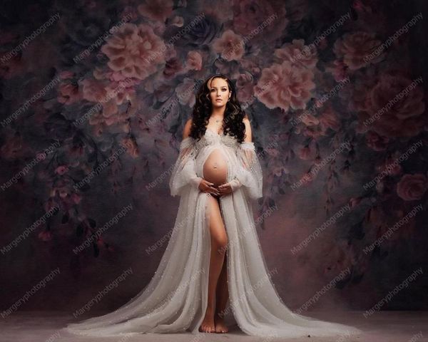 casual dresses chic pearls tulle maternity puffy sleeves open front see through beaded sweetheart handmade plus size pregnancy pho, Black;gray
casual dresses chic pearls tulle maternity puffy sleeves open front see through beaded sweetheart handmade plus size pregnancy pho, Black;gray