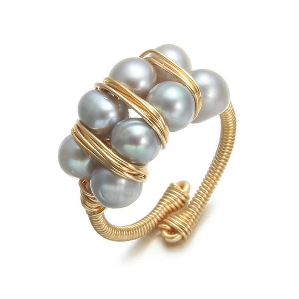 cluster rings grey pearl ring baroque freshwater for women gift original design handmade light luxury jewelry, Golden;silver
cluster rings grey pearl ring baroque freshwater for women gift original design handmade light luxury jewelry, Golden;silver