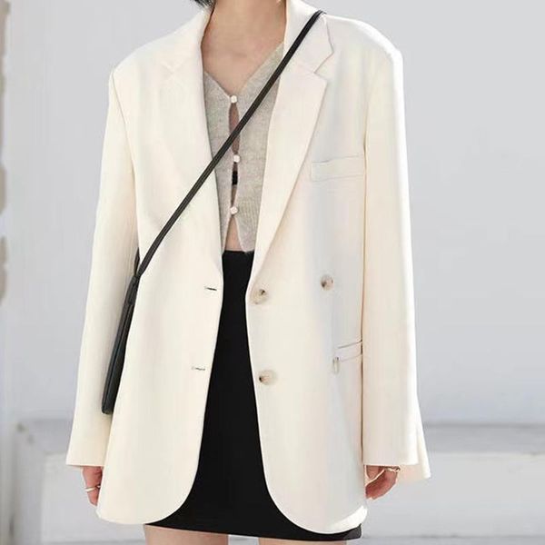 women's suits & blazers 2021 blazer women double breasted oversized official ladies loose casual jacket long sleeve female outwear pure, White;black
women's suits & blazers 2021 blazer women double breasted oversized official ladies loose casual jacket long sleeve female outwear pure, White;black