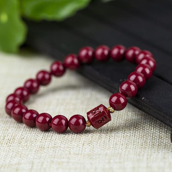 beaded, strands hand made carved cinnabar six word truth bucket bead bracelet high content classic round, Black
beaded, strands hand made carved cinnabar six word truth bucket bead bracelet high content classic round, Black