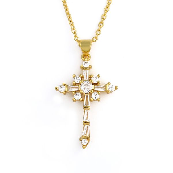 crystal cz gold color jesus cross pendant necklaces for women men trendy classic necklace jewelry gift wholesale, Silver
crystal cz gold color jesus cross pendant necklaces for women men trendy classic necklace jewelry gift wholesale, Silver