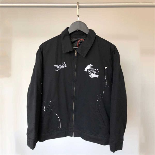 men's jackets manual splash ink vujade kenijima denim jacket women vintage embroidery staff coats men clothing r8ue vv9y, Black;brown
men's jackets manual splash ink vujade kenijima denim jacket women vintage embroidery staff coats men clothing r8ue vv9y, Black;brown