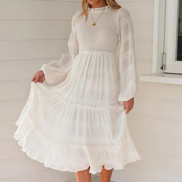 casual dresses nice autumn winter dress women chiffon midi white solid long sleeve office shirt for lady vestidos#j31, Black;gray
casual dresses nice autumn winter dress women chiffon midi white solid long sleeve office shirt for lady vestidos#j31, Black;gray