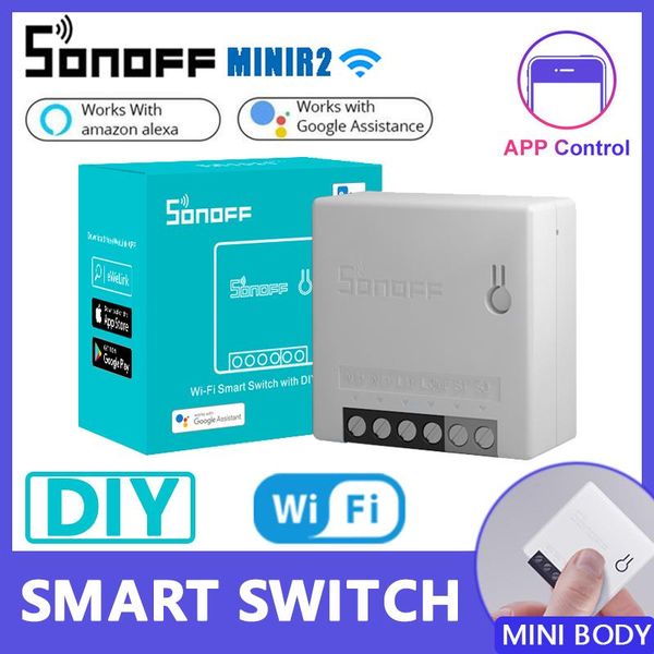 smart home control 1-25pcs sonoff mini r2 diy wireless wifi switch ewelink app remote interruptor for alexa google
smart home control 1-25pcs sonoff mini r2 diy wireless wifi switch ewelink app remote interruptor for alexa google