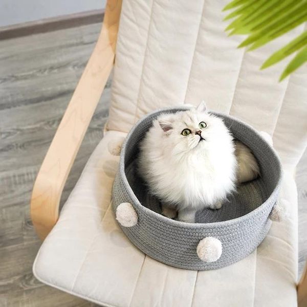 cat beds & furniture litter for four seasons general semi-closed pet breathable and washable handmade rattan woven
cat beds & furniture litter for four seasons general semi-closed pet breathable and washable handmade rattan woven
