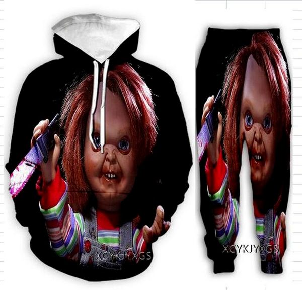 new men/womens horror movie child's play chucky funny 3d print fashion tracksuits hip hop pants + hoodies, Gray
new men/womens horror movie child's play chucky funny 3d print fashion tracksuits hip hop pants + hoodies, Gray