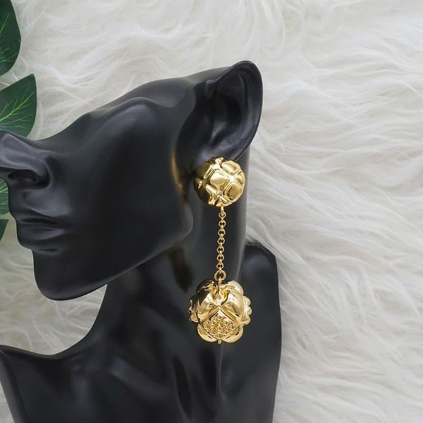 copper ball drop earrings african dangle earrings for women fashion dubai gold luxury wedding party jewelry, Silver
copper ball drop earrings african dangle earrings for women fashion dubai gold luxury wedding party jewelry, Silver