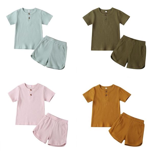 clothing sets 1-6years summer kids sport suit boys girls ribbed knitted button t-shirts and shorts 2pcs/set baby casual clothes, White
clothing sets 1-6years summer kids sport suit boys girls ribbed knitted button t-shirts and shorts 2pcs/set baby casual clothes, White