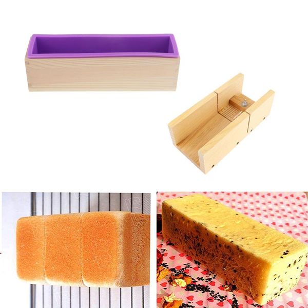 craft tools wooden soap loaf cutter mold set, 1pcs rectangle silicone (900ml) with wood box +
craft tools wooden soap loaf cutter mold set, 1pcs rectangle silicone (900ml) with wood box +