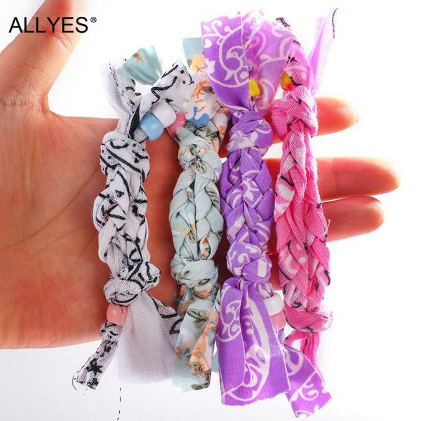 charm bracelets allyes bohemian ethnic trend knotted bow fabric for women handmade acrylic beads bracelet bangle female jewelry gifts, Golden;silver
charm bracelets allyes bohemian ethnic trend knotted bow fabric for women handmade acrylic beads bracelet bangle female jewelry gifts, Golden;silver