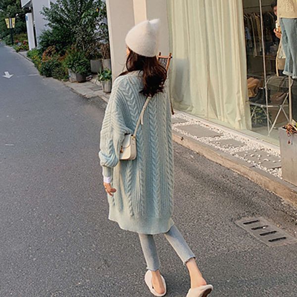 fashion for in woolen women twist autumn winter, sweater loose and lazy, gentle knitting cardigan, medium length luxury, White;black
fashion for in woolen women twist autumn winter, sweater loose and lazy, gentle knitting cardigan, medium length luxury, White;black