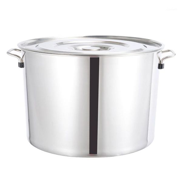 storage bottles & jars 1pc stainless steel soup pot thick water bucket rice porridge with lid kitchen gadgets and accessories
storage bottles & jars 1pc stainless steel soup pot thick water bucket rice porridge with lid kitchen gadgets and accessories