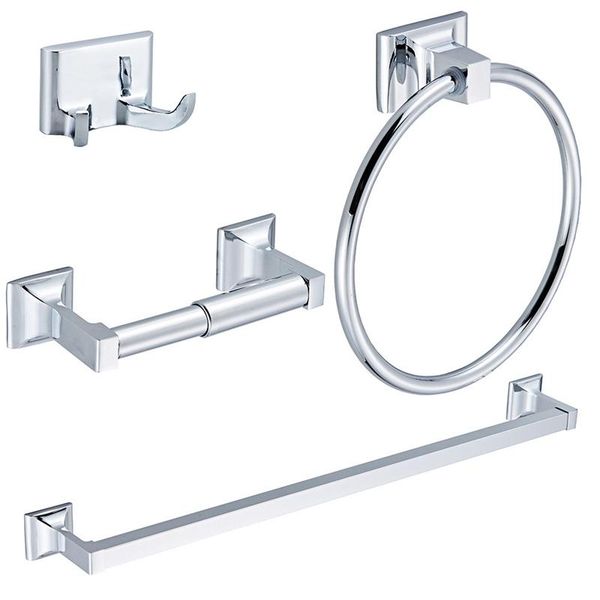 towel racks 4 piece bar set bath accessories bathroom hardware zinc alloy chrome finish
towel racks 4 piece bar set bath accessories bathroom hardware zinc alloy chrome finish