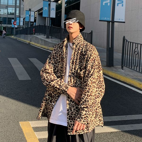 men's jackets yasuoguoji new spring and autumn leopard fashion long sleeve shirts for men vtage shirt big size korean men's clothe, Black;brown
men's jackets yasuoguoji new spring and autumn leopard fashion long sleeve shirts for men vtage shirt big size korean men's clothe, Black;brown