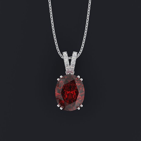 hbp fashion luxury oval 8 * 10 delicate clavicle chain imitation red pendant simple temperament sweet gift necklace, Silver
hbp fashion luxury oval 8 * 10 delicate clavicle chain imitation red pendant simple temperament sweet gift necklace, Silver