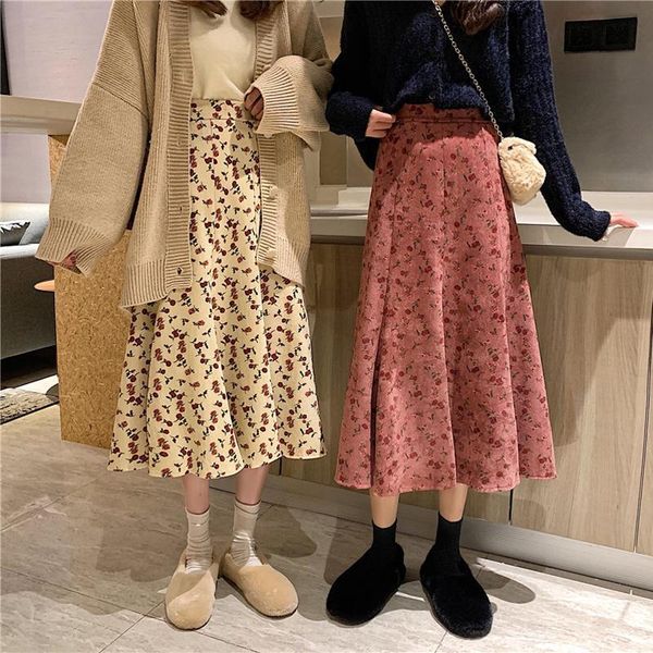 women 2021 autumn winter fashion flower pattern casual slim a-line midi skirt female new vintage corduroy high waist skirts a313n52r, Black
women 2021 autumn winter fashion flower pattern casual slim a-line midi skirt female new vintage corduroy high waist skirts a313n52r, Black