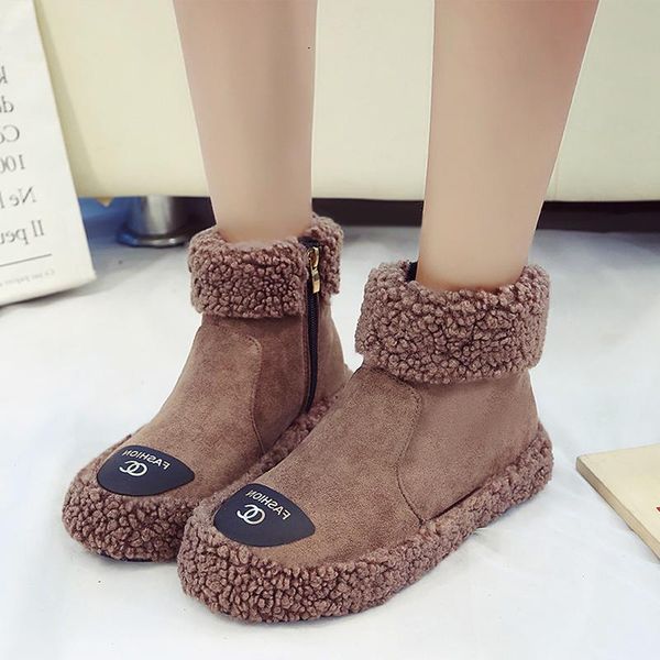 boots winter 2021 korean version joker leisure fashion women's shoes vintage british style student flat short, Black
boots winter 2021 korean version joker leisure fashion women's shoes vintage british style student flat short, Black
