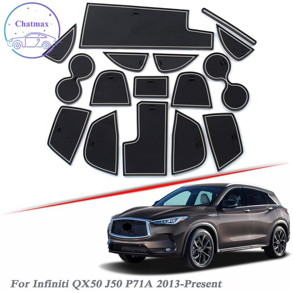 with car brand logo 16pcs car styling for infiniti qx50 j50 p71a 2013-present latex gate slot pad interior door groove mat non-slip dust
with car brand logo 16pcs car styling for infiniti qx50 j50 p71a 2013-present latex gate slot pad interior door groove mat non-slip dust
