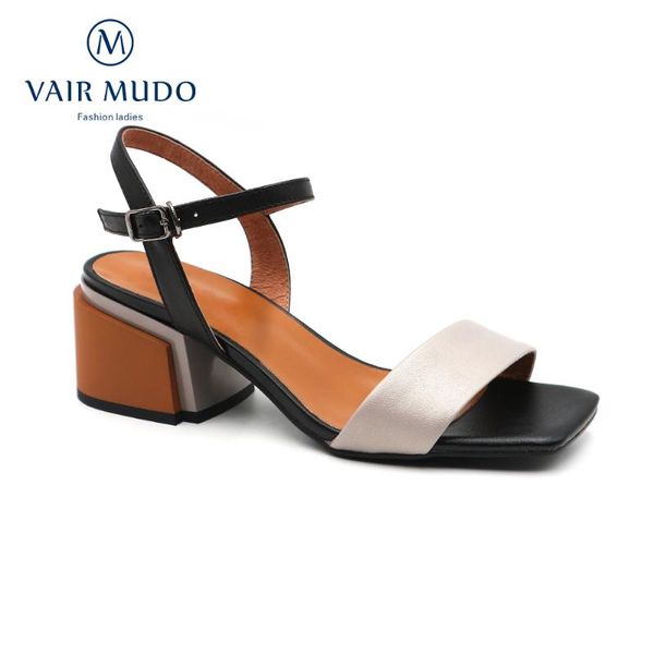 vair mudo spring autumn women sandals shoes eleagnt thick heels genuine leather female footwear new style lx1-c, Black
vair mudo spring autumn women sandals shoes eleagnt thick heels genuine leather female footwear new style lx1-c, Black