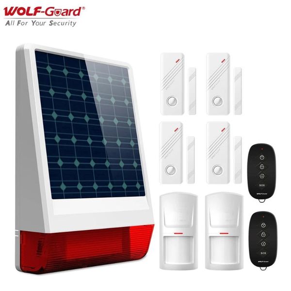 alarm systems wolf-guard wireless outdoor weather-proof gsm sms solar siren house security burglar system pir motion door sensor
alarm systems wolf-guard wireless outdoor weather-proof gsm sms solar siren house security burglar system pir motion door sensor