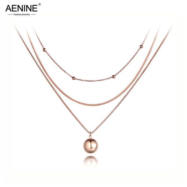 chokers aenine bohemia titanium stainless steel three-layer round ball choker necklaces jewelry pendant chain for women an19081, Golden;silver
chokers aenine bohemia titanium stainless steel three-layer round ball choker necklaces jewelry pendant chain for women an19081, Golden;silver