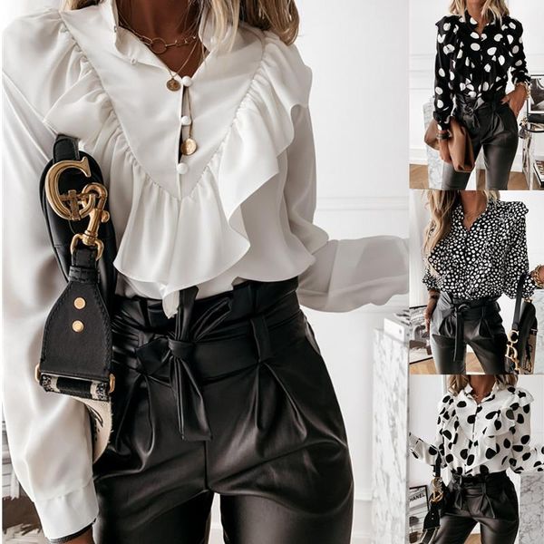 womens blouses nature women spring autumn chiffon blouses shirts lady casual long puff sleeve v neck polka dot printed blusas, White
womens blouses nature women spring autumn chiffon blouses shirts lady casual long puff sleeve v neck polka dot printed blusas, White