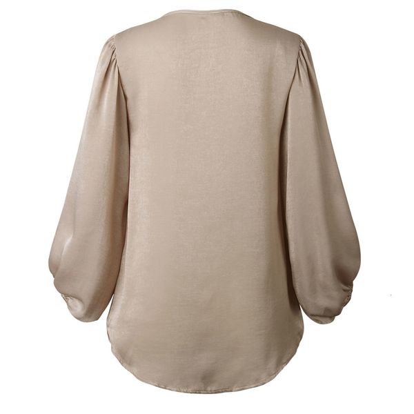 2021 new office lady shirt casual lantern sleeve smooth silk women elegant v neck satin loose blouse streetwear kxq0, White
2021 new office lady shirt casual lantern sleeve smooth silk women elegant v neck satin loose blouse streetwear kxq0, White