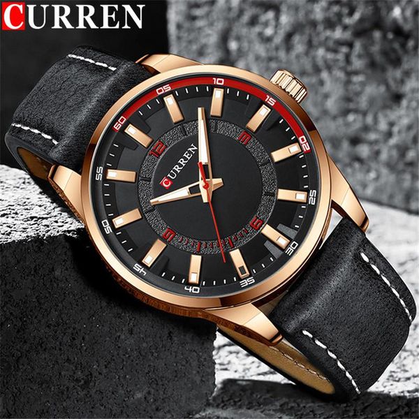 wristwatches curren sport classic men watch gold black military male clock genuine leather quartz man wristwatch 8390, Slivery;brown
wristwatches curren sport classic men watch gold black military male clock genuine leather quartz man wristwatch 8390, Slivery;brown