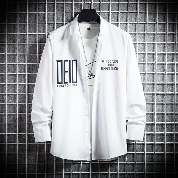 men's casual shirts 2021 spring & autumn korean simple white slim plus size lapel all-match men cardigan long sleeve shirt, White;black
men's casual shirts 2021 spring & autumn korean simple white slim plus size lapel all-match men cardigan long sleeve shirt, White;black