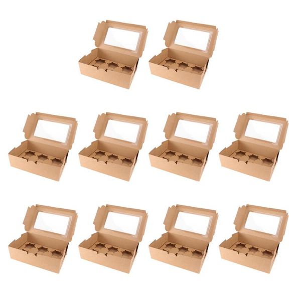 gift wrap 10pcs 6 cavities kraft paper cupcake box with inserts containers bakery cake carriers for home dessert shop
gift wrap 10pcs 6 cavities kraft paper cupcake box with inserts containers bakery cake carriers for home dessert shop