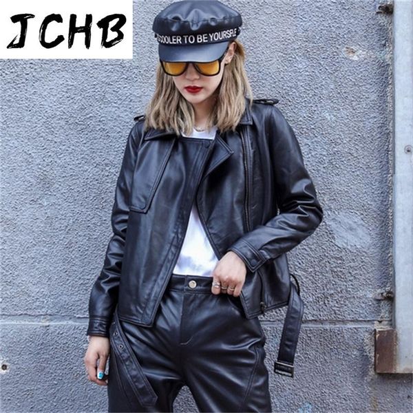 women's leather & faux jchb 2021 real jacket women 100% sheepskin coat female korean coats spring autumn femme veste pph3, Black
women's leather & faux jchb 2021 real jacket women 100% sheepskin coat female korean coats spring autumn femme veste pph3, Black
