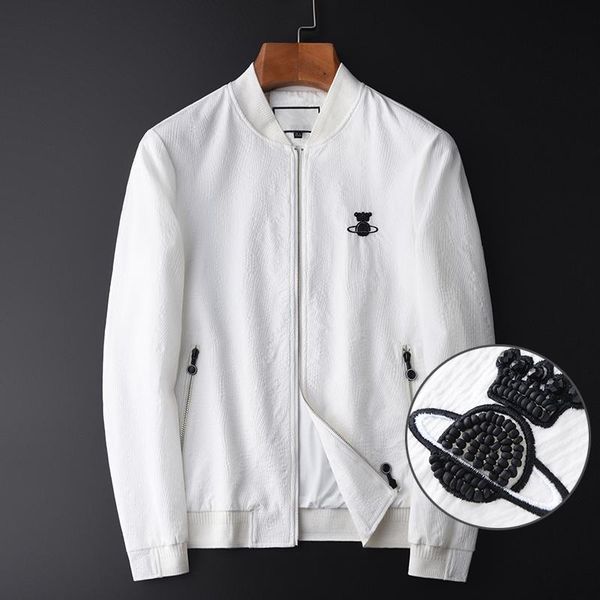 men's jackets stripe men beading embroidery baseball collar mens and coats plus size 4xl jaquetas masculina male jacket, Black;brown
men's jackets stripe men beading embroidery baseball collar mens and coats plus size 4xl jaquetas masculina male jacket, Black;brown