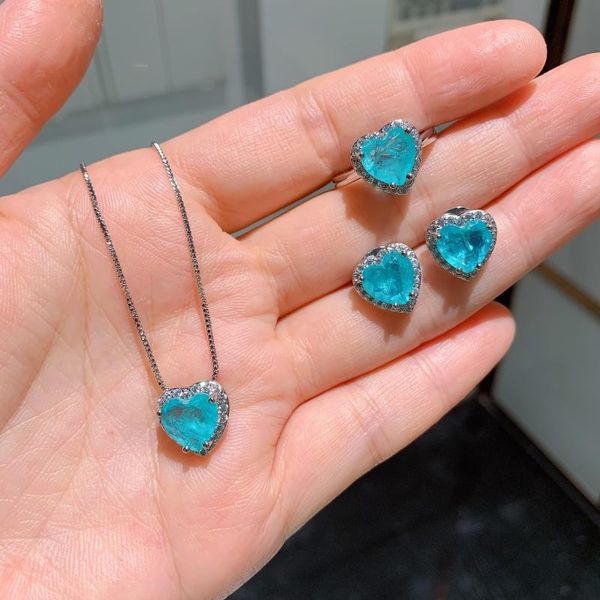 earrings & necklace megin d white gold plated love heart stone luxury zircon vintage boho rings stud pendant jewelry set for women, Silver
earrings & necklace megin d white gold plated love heart stone luxury zircon vintage boho rings stud pendant jewelry set for women, Silver
