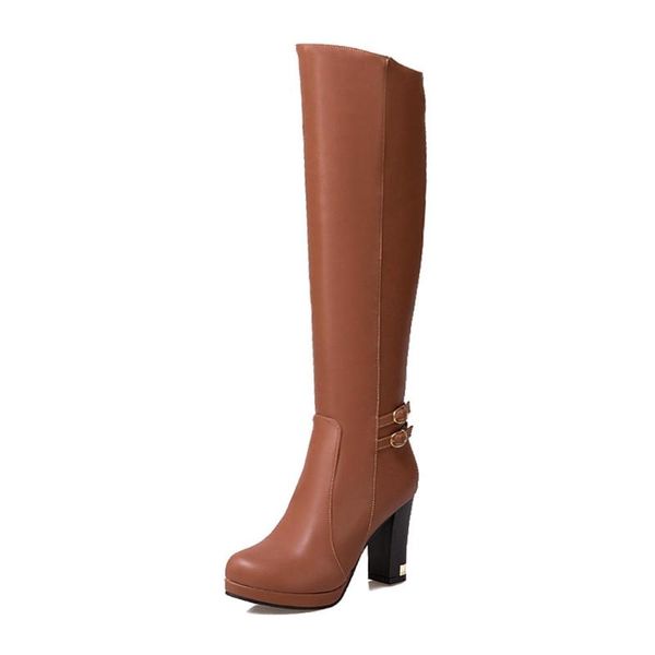 boots sarairis high heels designer classic women winter fashion warm ladies solid buckle round toe zipper shoes, Black
boots sarairis high heels designer classic women winter fashion warm ladies solid buckle round toe zipper shoes, Black