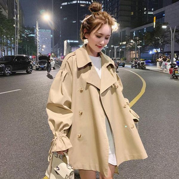 women's trench coats coat fashion brand casual belt khaki lady clothes autumn 2021 korean lapel outerwear oversize windbreaker, Tan;black
women's trench coats coat fashion brand casual belt khaki lady clothes autumn 2021 korean lapel outerwear oversize windbreaker, Tan;black