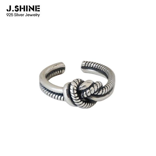 cluster rings jshine retro old s925 sterling silver for women twist knot rope open female finger ring vintage fine jewelry, Golden;silver
cluster rings jshine retro old s925 sterling silver for women twist knot rope open female finger ring vintage fine jewelry, Golden;silver