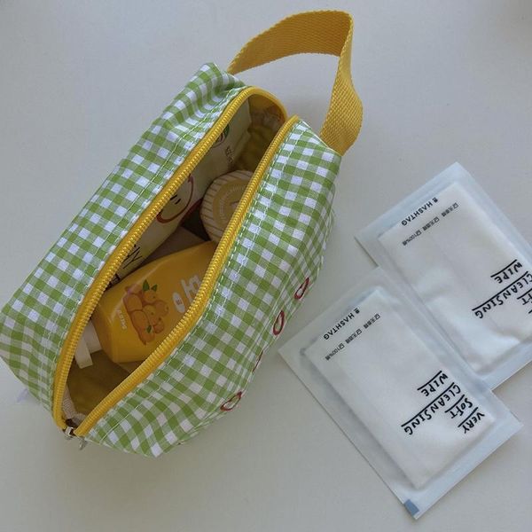 cosmetic bags & cases fashion plaid bag canvas fabric women travel make up zipper pouch japan style female toiletry wash 2021
cosmetic bags & cases fashion plaid bag canvas fabric women travel make up zipper pouch japan style female toiletry wash 2021
