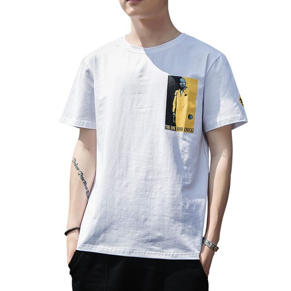 men's t-shirt men's short sleeve 2020 new summer trend fashion loose half sleeve bottoming shirt short sleeve, White;black
men's t-shirt men's short sleeve 2020 new summer trend fashion loose half sleeve bottoming shirt short sleeve, White;black