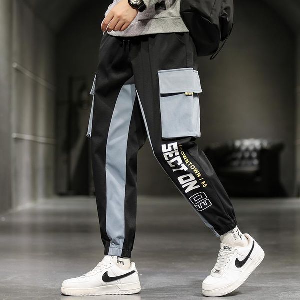 men's pants szmxss ribbons harem joggers men cargo streetwear hip hop casual multi-pocket cotton track male fashion trousers, Black
men's pants szmxss ribbons harem joggers men cargo streetwear hip hop casual multi-pocket cotton track male fashion trousers, Black
