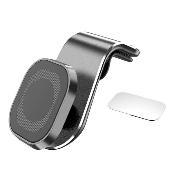 hooks & rails ventilation hole magnetic 360 degree rotating metal car phone holder practical durable
hooks & rails ventilation hole magnetic 360 degree rotating metal car phone holder practical durable