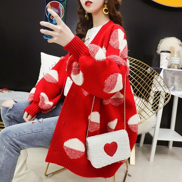 women's knits & tees ebaihui red cardigan for women knitted casual vintage loose button up oversized sweater jacket long sleeve dot pri, White
women's knits & tees ebaihui red cardigan for women knitted casual vintage loose button up oversized sweater jacket long sleeve dot pri, White