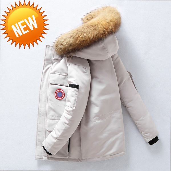 winter jacket men white duck down coat parkas windproof fur hooded collar thicken casual man waterproof jackets size m-4xl, Black
winter jacket men white duck down coat parkas windproof fur hooded collar thicken casual man waterproof jackets size m-4xl, Black