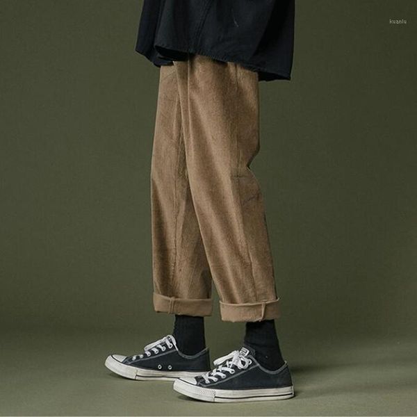men's pants 2021 brand clothing men of high-grade loose corduroy casual pants/male slim fit haroun pants/women lovers leisure trousers, Black
men's pants 2021 brand clothing men of high-grade loose corduroy casual pants/male slim fit haroun pants/women lovers leisure trousers, Black
