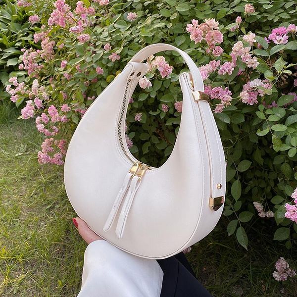 evening bags half moon underarm bag 2021 summer high-quality pu leather women's designer handbag solid color small tote travel
evening bags half moon underarm bag 2021 summer high-quality pu leather women's designer handbag solid color small tote travel