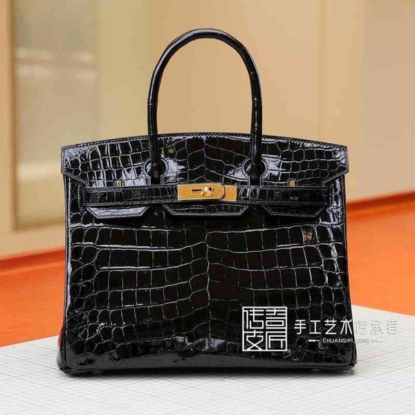 designer handbags 2021 pure handmade women's bag nile crocodile skin black bk30cm gold buckle herme handbag bb
designer handbags 2021 pure handmade women's bag nile crocodile skin black bk30cm gold buckle herme handbag bb