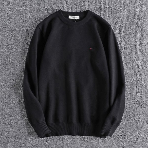 autumn and winter new simple embroidery trend bottoming shirt comfortable knitting versatile men's sweater clothes 0595 bd2g, Black
autumn and winter new simple embroidery trend bottoming shirt comfortable knitting versatile men's sweater clothes 0595 bd2g, Black